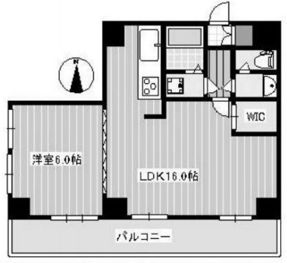 東陽ビル405 間取り図