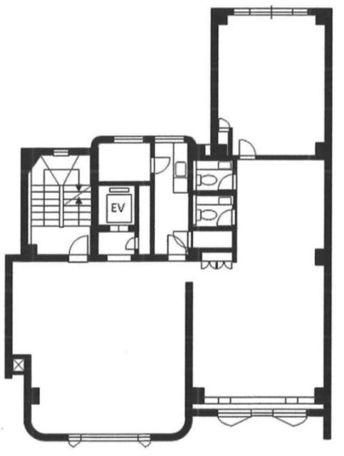 渋谷Qビル2F 間取り図