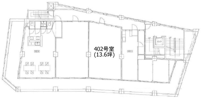 第7スカイビル402 間取り図