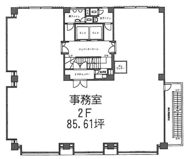 千葉ビル2F 間取り図