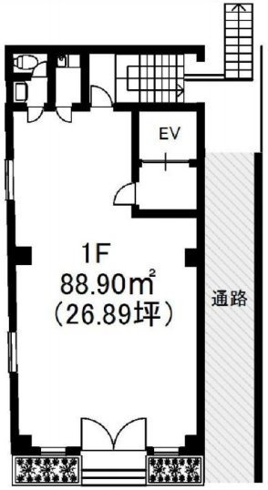 神宮前松井ビル1F 間取り図