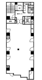 福升ビル6F 間取り図