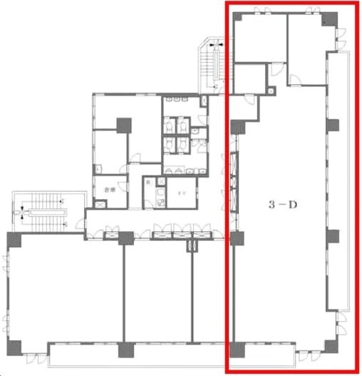 目黒さつきビル3F 間取り図