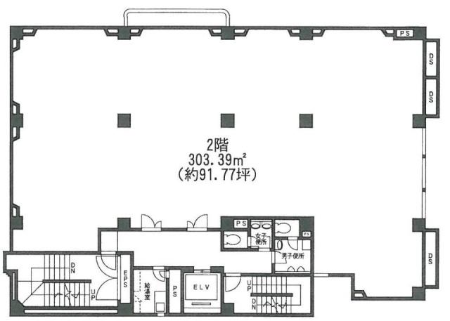 三田UTビル2F 間取り図