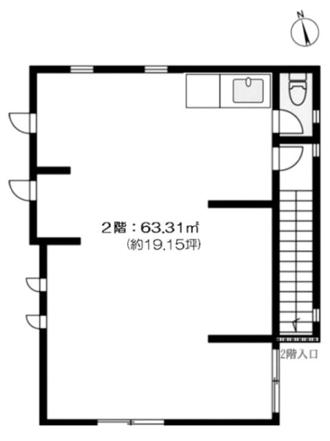 菅野ビル2F 間取り図