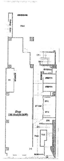 ブランエスパ銀座1F 間取り図