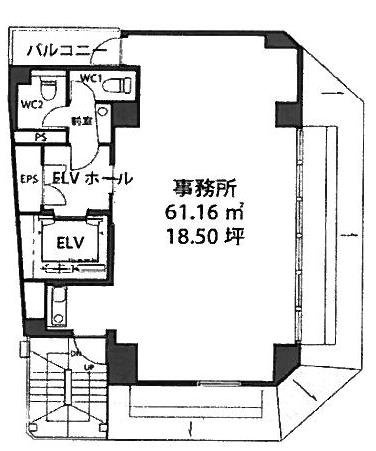 DeLCCS Kanda(デルックス神田)9F 間取り図