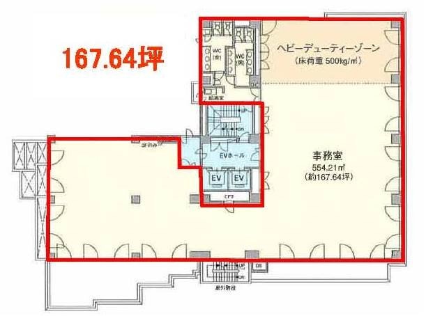 ウィン第2五反田ビル2F 間取り図