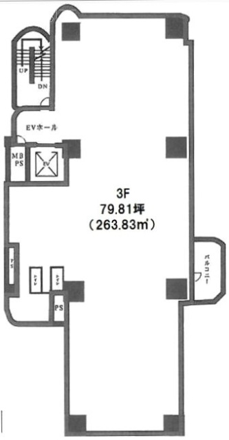 OS八王子プラザビル3F 間取り図