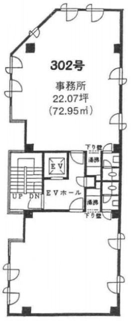 富沢ビル302 間取り図