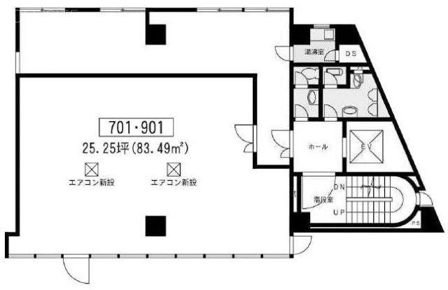 新川ダイユウビル701 間取り図