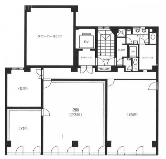 エクセレントビル2F 間取り図