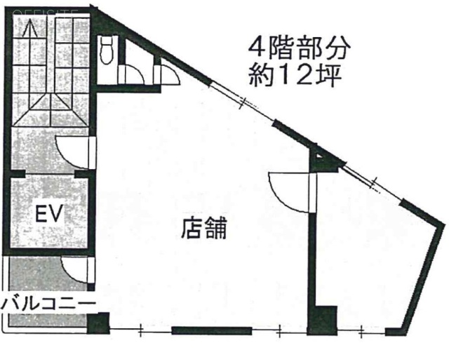 福島ビル4F 間取り図