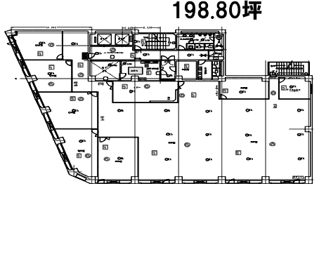 さくら日本橋ビル8F 間取り図