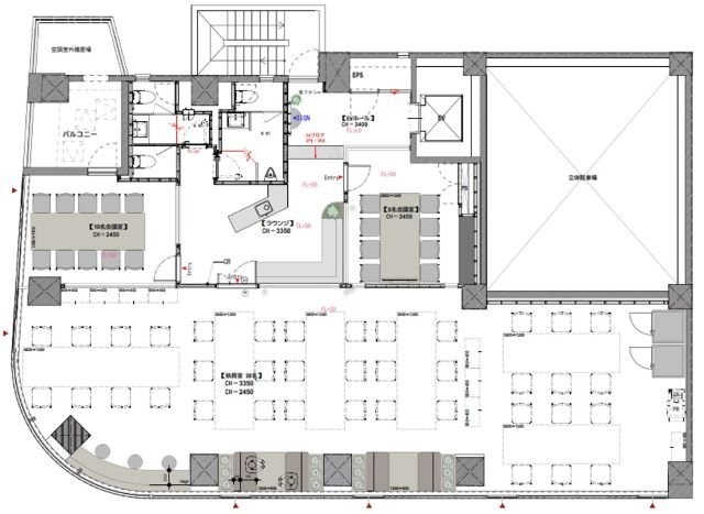 THE CORNER 日本橋人形町2F 間取り図