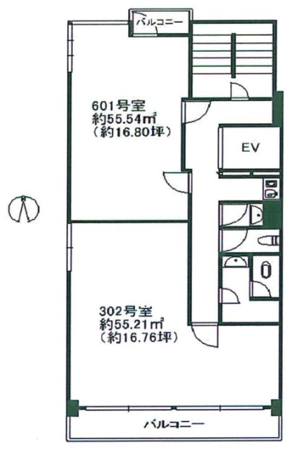 BKN西葛西ビル601 間取り図