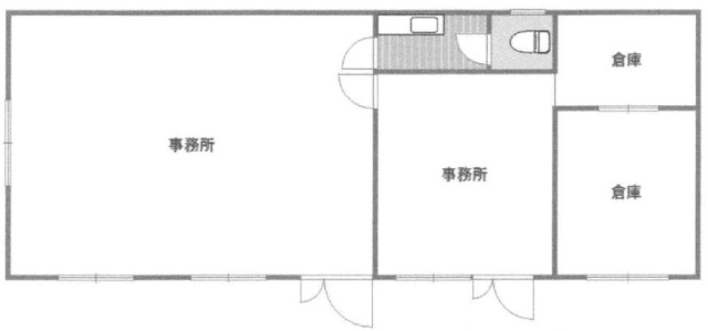 コーポラス山王ビル1F 間取り図