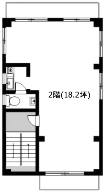 幡ヶ谷DKビル3F 間取り図