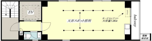 kamata USビル201 間取り図