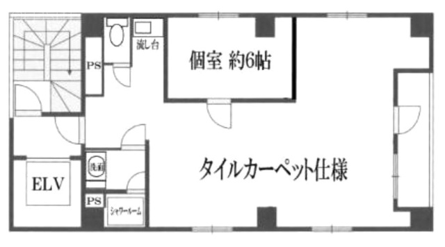 スワンレイク東日本橋4F 間取り図
