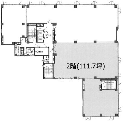 MSC芝大門ビル2F 間取り図