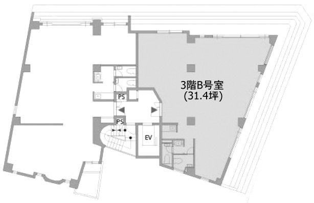 ロジュミナミアオヤマB 間取り図