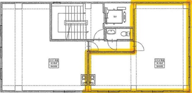 王子OJビル202 間取り図