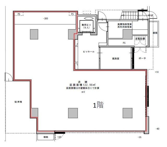 台東4丁目Mビル1F 間取り図