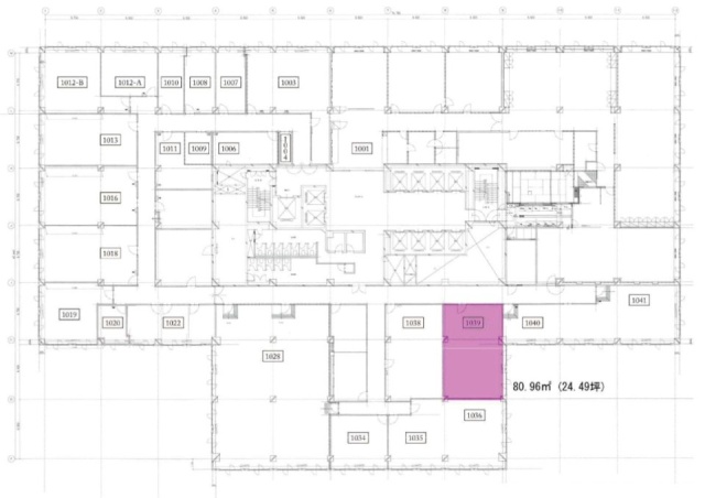 新有楽町ビル1039 間取り図