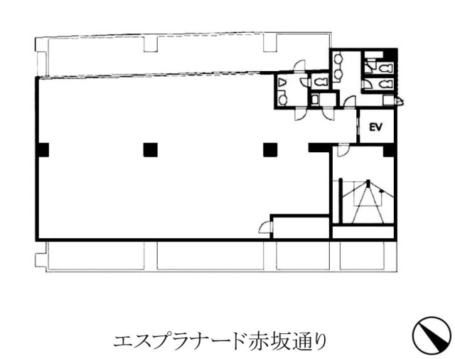 赤坂HMビル5F 間取り図