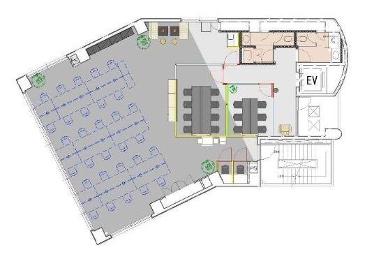神田三崎町ビル2F 間取り図