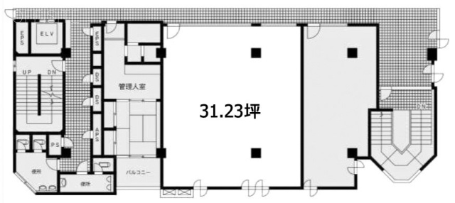 京王自動車豊田ビルイ 間取り図