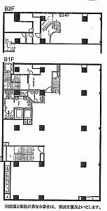 銀座風月堂B1F~B2F 間取り図