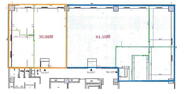 相互半蔵門ビル4F 間取り図