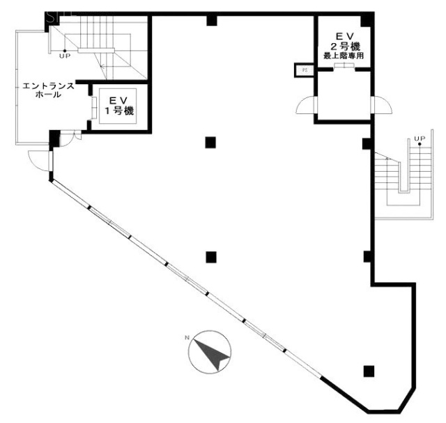 玉川台春喜ビル1F 間取り図