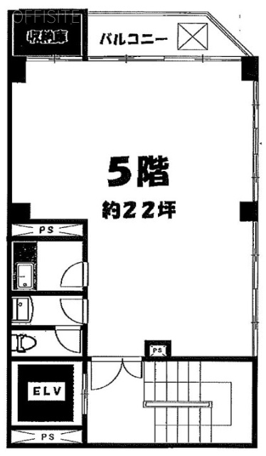 タムラ第1ビル5F 間取り図