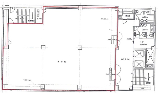 兜町偕成ビル別館4F 間取り図