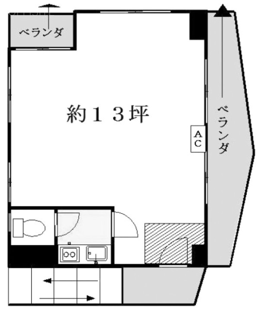 久川ビル7F 間取り図