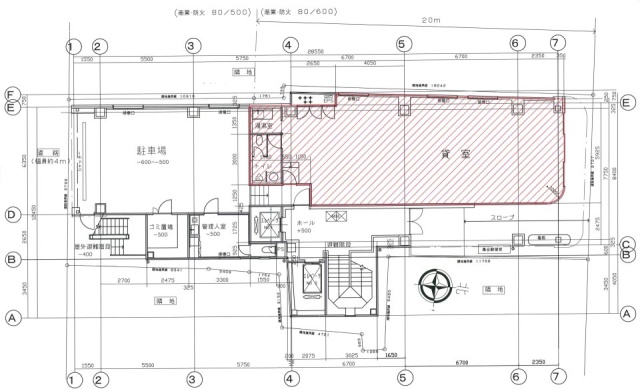 湯島東宝ビル1F 間取り図