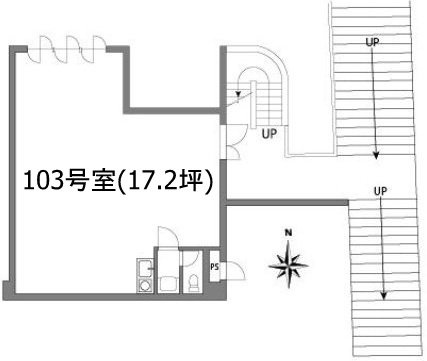 ラ・ベルロシェ103 間取り図