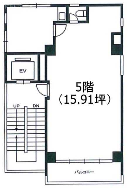 鈴木ビル5F 間取り図