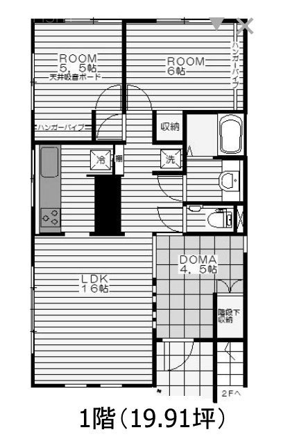 YEBIS FLAT1F 間取り図