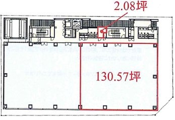 ブライトイースト芝浦2F 間取り図