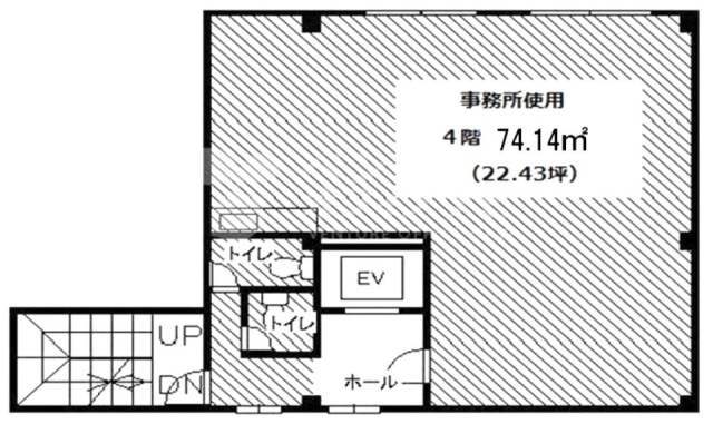 一光赤坂ビル4F 間取り図