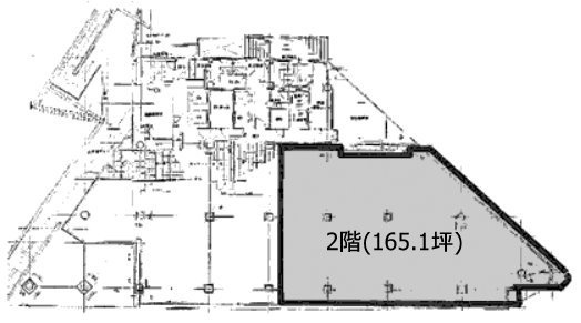 ファーレイーストビル2F 間取り図