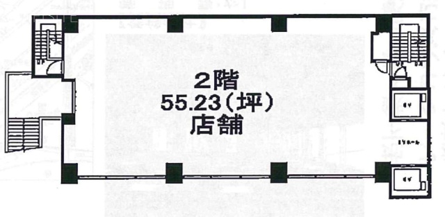 六本木グリーンビル2F 間取り図