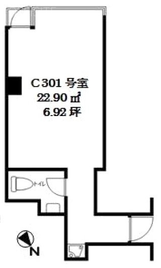 VILLA MODERNA(ビラ・モデルナ)C301 間取り図