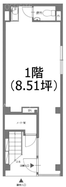 サン・ラザール08101 間取り図