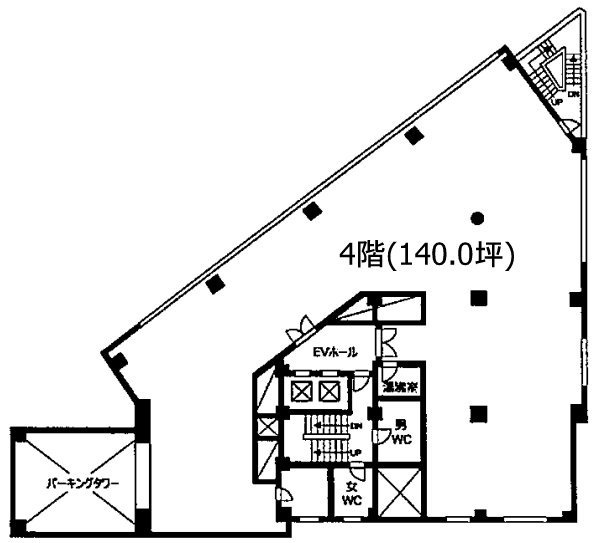 新日貿ビル4F 間取り図