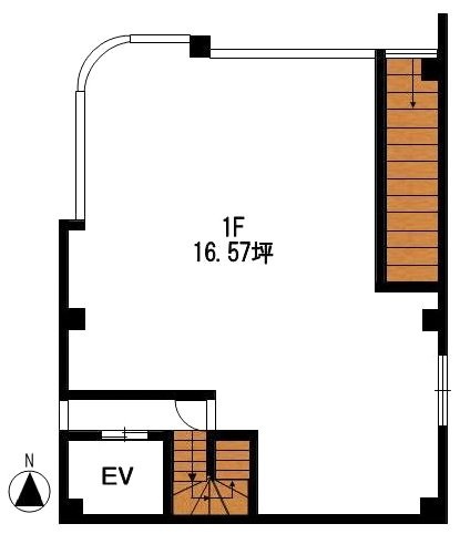 風月ビル1F 間取り図